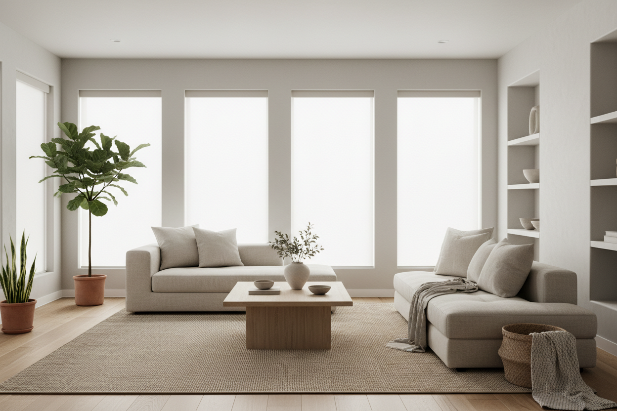 calm stilish home interior